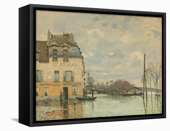 Flood at Port-Marly, 1872-Alfred Sisley-Framed Premier Image Canvas