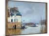 Flood, Port Marly (Port-Marly) Painting by Alfred Sisley (1839-1899) 1876 Sun. 0,5X0,61 M Rouen, Mu-Alfred Sisley-Mounted Giclee Print