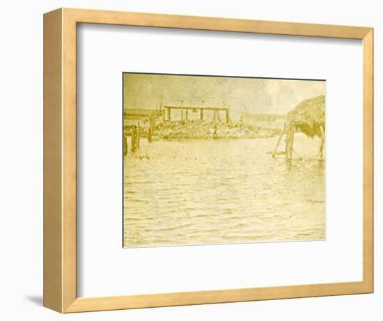 Flood, Ramskapelle, Belgium, c1914-c1918-Unknown-Framed Photographic Print