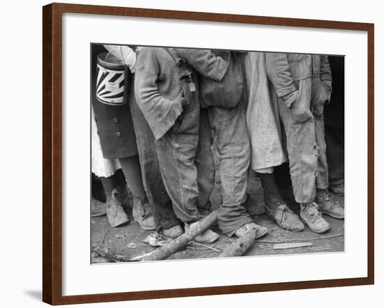 Flood Refugees, 1937-Walker Evans-Framed Photographic Print