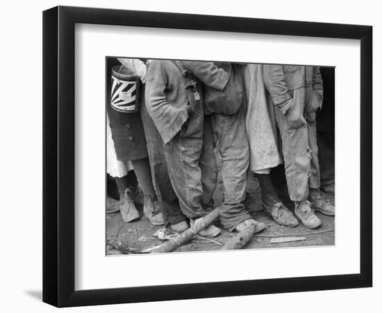 Flood Refugees, 1937-Walker Evans-Framed Photographic Print