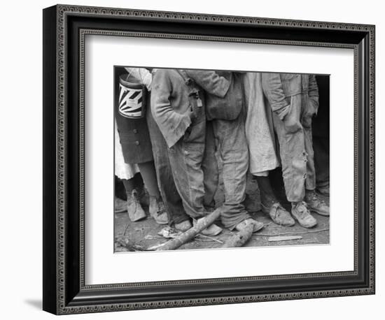 Flood Refugees, 1937-Walker Evans-Framed Photographic Print