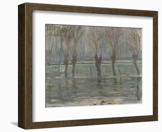 Flood Waters, 1896-Claude Monet-Framed Giclee Print