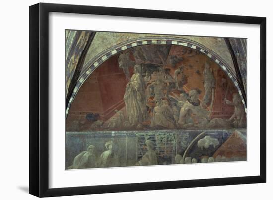 Flood Waters and Receding Water-Paolo Uccello-Framed Giclee Print