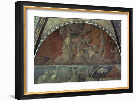 Flood Waters and Receding Water-Paolo Uccello-Framed Giclee Print