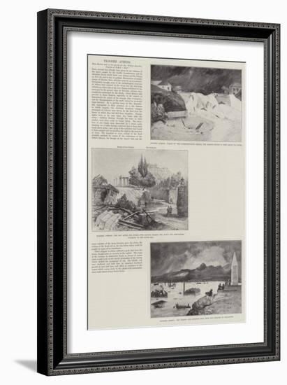 Flooded Athens-Henry Charles Seppings Wright-Framed Giclee Print