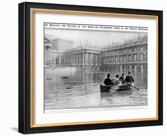 Flooded Paris-null-Framed Photographic Print