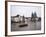 Floods in 1995, River Rhine, Cologne (Koln), Germany-Hans Peter Merten-Framed Photographic Print