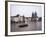 Floods in 1995, River Rhine, Cologne (Koln), Germany-Hans Peter Merten-Framed Photographic Print
