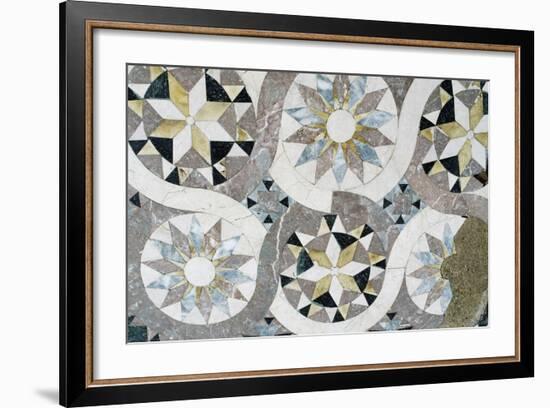 Floor Decoration in the Basilica of Saint John in Selcuk-null-Framed Giclee Print