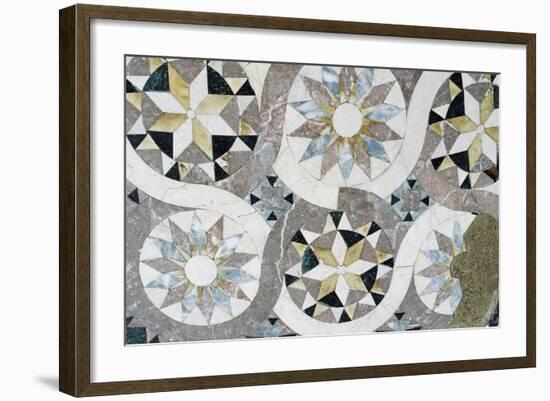 Floor Decoration in the Basilica of Saint John in Selcuk-null-Framed Giclee Print