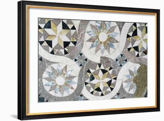 Floor Decoration in the Basilica of Saint John in Selcuk-null-Framed Giclee Print