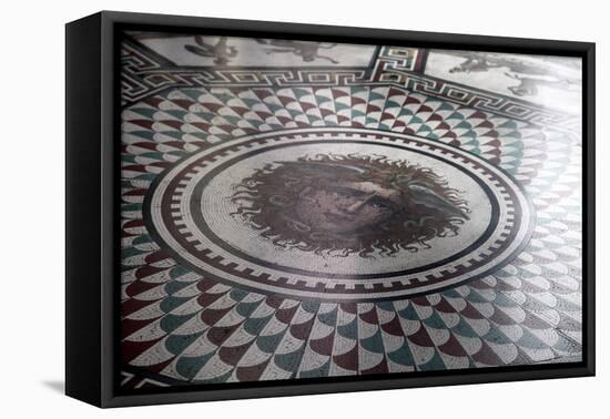 Floor Mosaic in the Pavilion Hall, State Hermitage Museum, St Petersburg, Russia, 1847-1851-Andrei Ivanovich Stakenschneider-Framed Premier Image Canvas