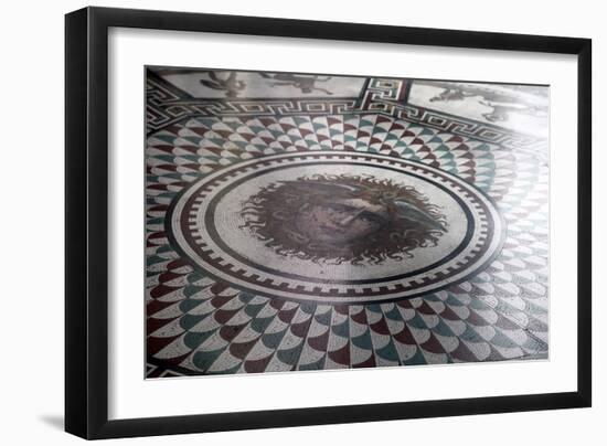 Floor Mosaic in the Pavilion Hall, State Hermitage Museum, St Petersburg, Russia, 1847-1851-Andrei Ivanovich Stakenschneider-Framed Photographic Print