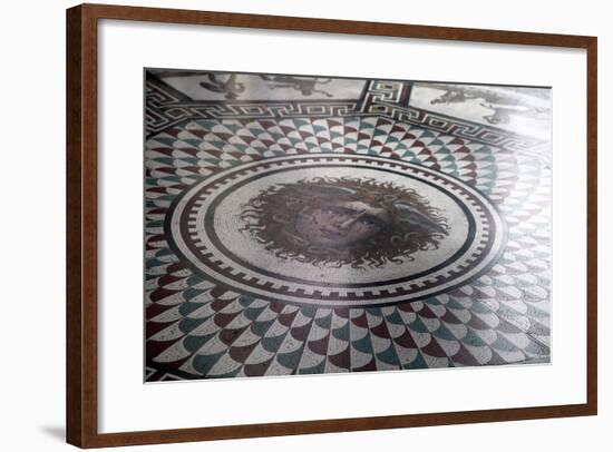 Floor Mosaic in the Pavilion Hall, State Hermitage Museum, St Petersburg, Russia, 1847-1851-Andrei Ivanovich Stakenschneider-Framed Photographic Print