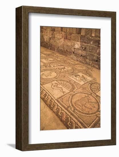 Floor Mosaics, Petra Church (Byzantine Church), Built Between the 5th and 7th Centuries Ad-Richard Maschmeyer-Framed Photographic Print