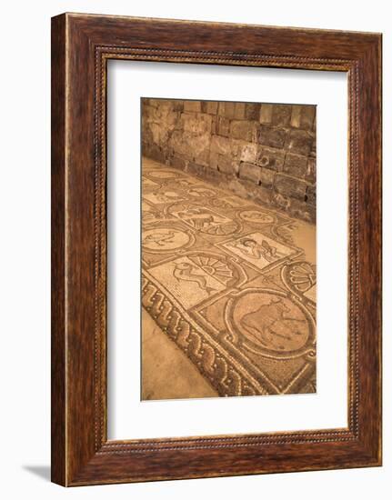 Floor Mosaics, Petra Church (Byzantine Church), Built Between the 5th and 7th Centuries Ad-Richard Maschmeyer-Framed Photographic Print