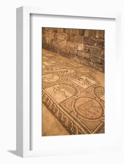 Floor Mosaics, Petra Church (Byzantine Church), Built Between the 5th and 7th Centuries Ad-Richard Maschmeyer-Framed Photographic Print