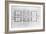 Floor Plan of the White House-null-Framed Giclee Print