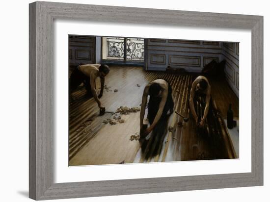 Floor Scrapers-Gustave Caillebotte-Framed Giclee Print