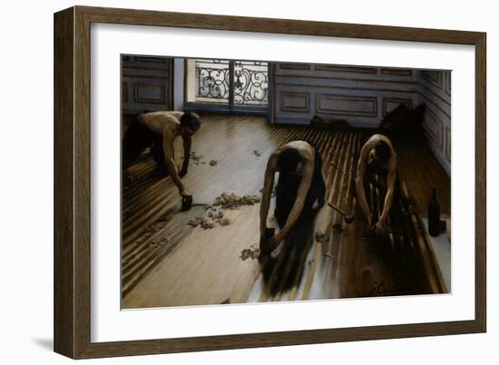 Floor Scrapers-Gustave Caillebotte-Framed Giclee Print
