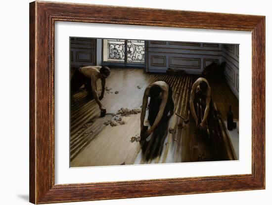 Floor Scrapers-Gustave Caillebotte-Framed Giclee Print