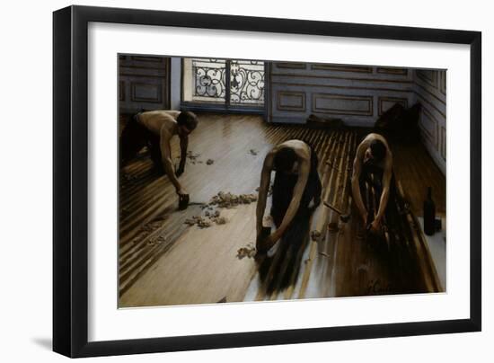 Floor Scrapers-Gustave Caillebotte-Framed Giclee Print