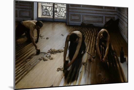 Floor Scrapers-Gustave Caillebotte-Mounted Giclee Print