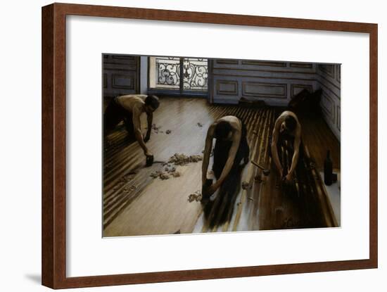 Floor Scrapers-Gustave Caillebotte-Framed Giclee Print