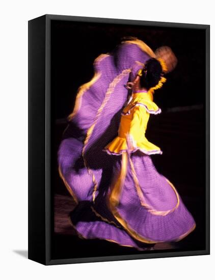 Floor Show at Xcaret, Riviera Maya, Mexico-Greg Johnston-Framed Premier Image Canvas