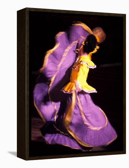 Floor Show at Xcaret, Riviera Maya, Mexico-Greg Johnston-Framed Premier Image Canvas