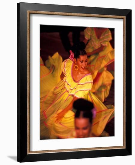 Floor Show at Xcaret, Riviera Maya, Mexico-Greg Johnston-Framed Photographic Print