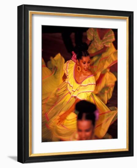 Floor Show at Xcaret, Riviera Maya, Mexico-Greg Johnston-Framed Photographic Print