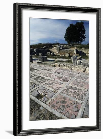 Floors and Archaeological Ruins of Carsulae, Umbria, Italy-null-Framed Giclee Print