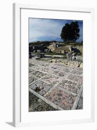 Floors and Archaeological Ruins of Carsulae, Umbria, Italy-null-Framed Giclee Print