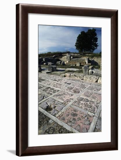 Floors and Archaeological Ruins of Carsulae, Umbria, Italy-null-Framed Giclee Print