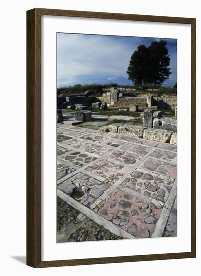 Floors and Archaeological Ruins of Carsulae, Umbria, Italy-null-Framed Giclee Print