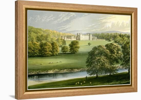 Floors Castle, Roxburghshire, Scotland, Duke of Roxburghe, C1880-Benjamin Fawcett-Framed Premier Image Canvas