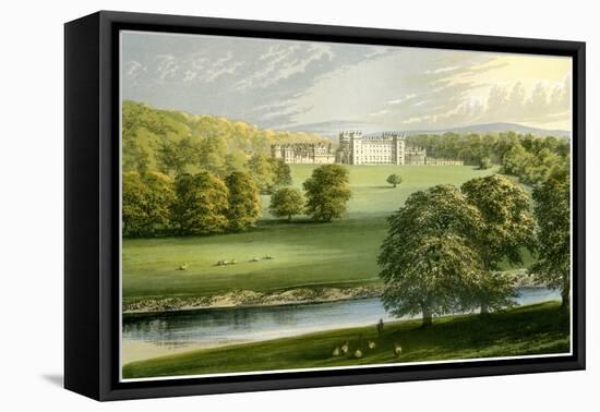 Floors Castle, Roxburghshire, Scotland, Duke of Roxburghe, C1880-Benjamin Fawcett-Framed Premier Image Canvas