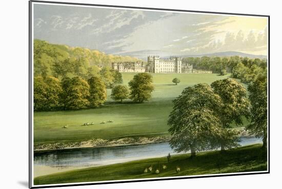 Floors Castle, Roxburghshire, Scotland, Duke of Roxburghe, C1880-Benjamin Fawcett-Mounted Giclee Print