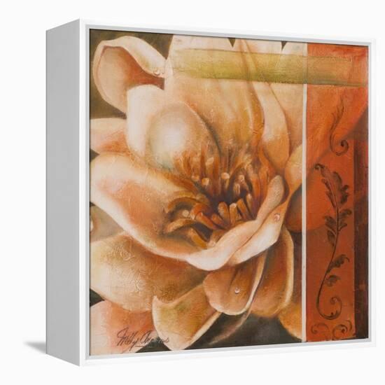 Flor de Loto I-Nelly Arenas-Framed Stretched Canvas