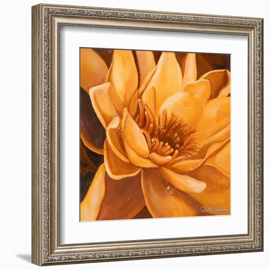 Flor de Loto II-Nelly Arenas-Framed Art Print