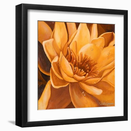 Flor de Loto II-Nelly Arenas-Framed Art Print