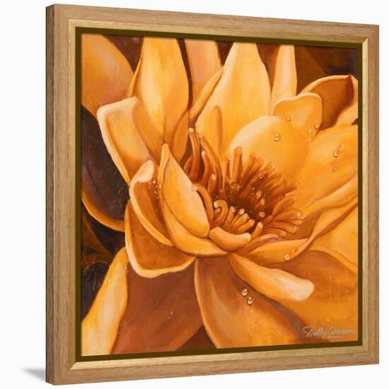 Flor de Loto II-Nelly Arenas-Framed Stretched Canvas