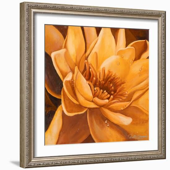 Flor de Loto II-Nelly Arenas-Framed Art Print