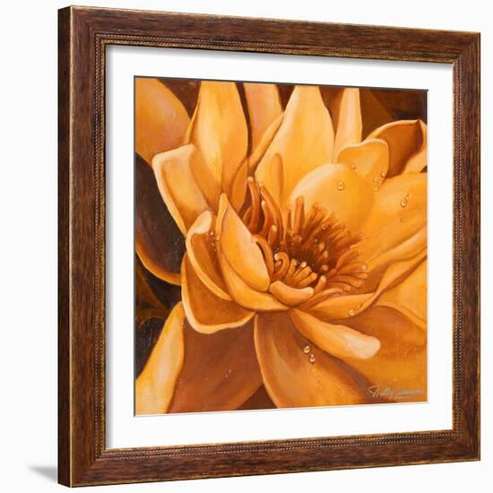 Flor de Loto II-Nelly Arenas-Framed Art Print