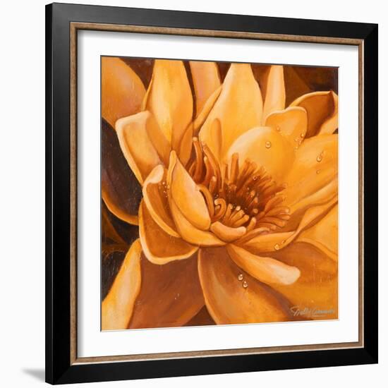 Flor de Loto II-Nelly Arenas-Framed Art Print