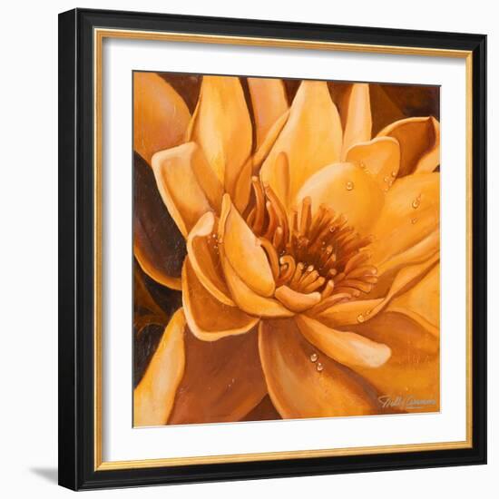 Flor de Loto II-Nelly Arenas-Framed Art Print