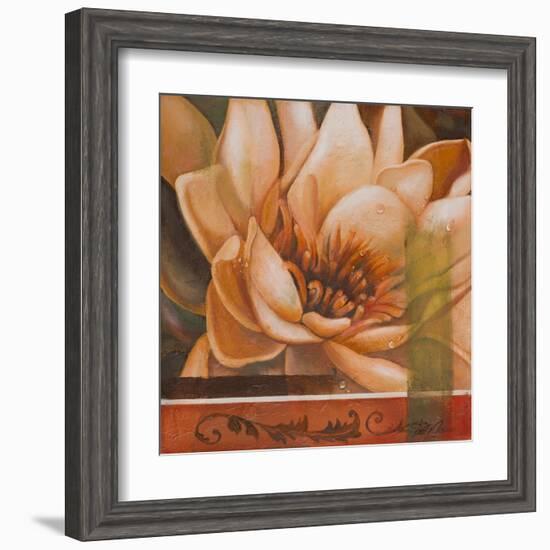 Flor de Loto II-Nelly Arenas-Framed Art Print