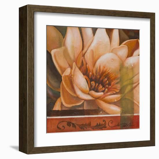 Flor de Loto II-Nelly Arenas-Framed Art Print